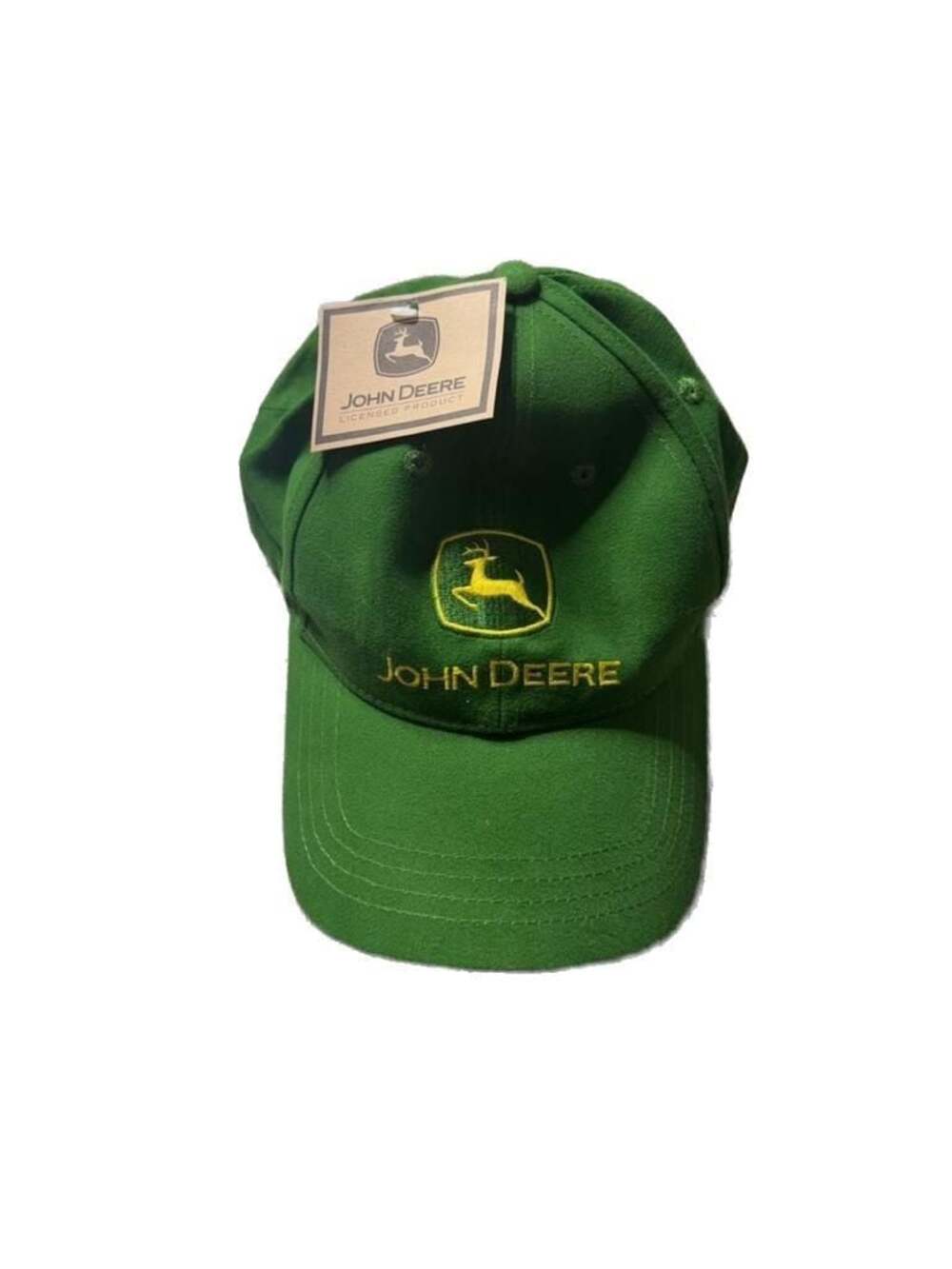 John Deere Nothing Runs Like A Deere Embroidered Baseball Cap One Size
